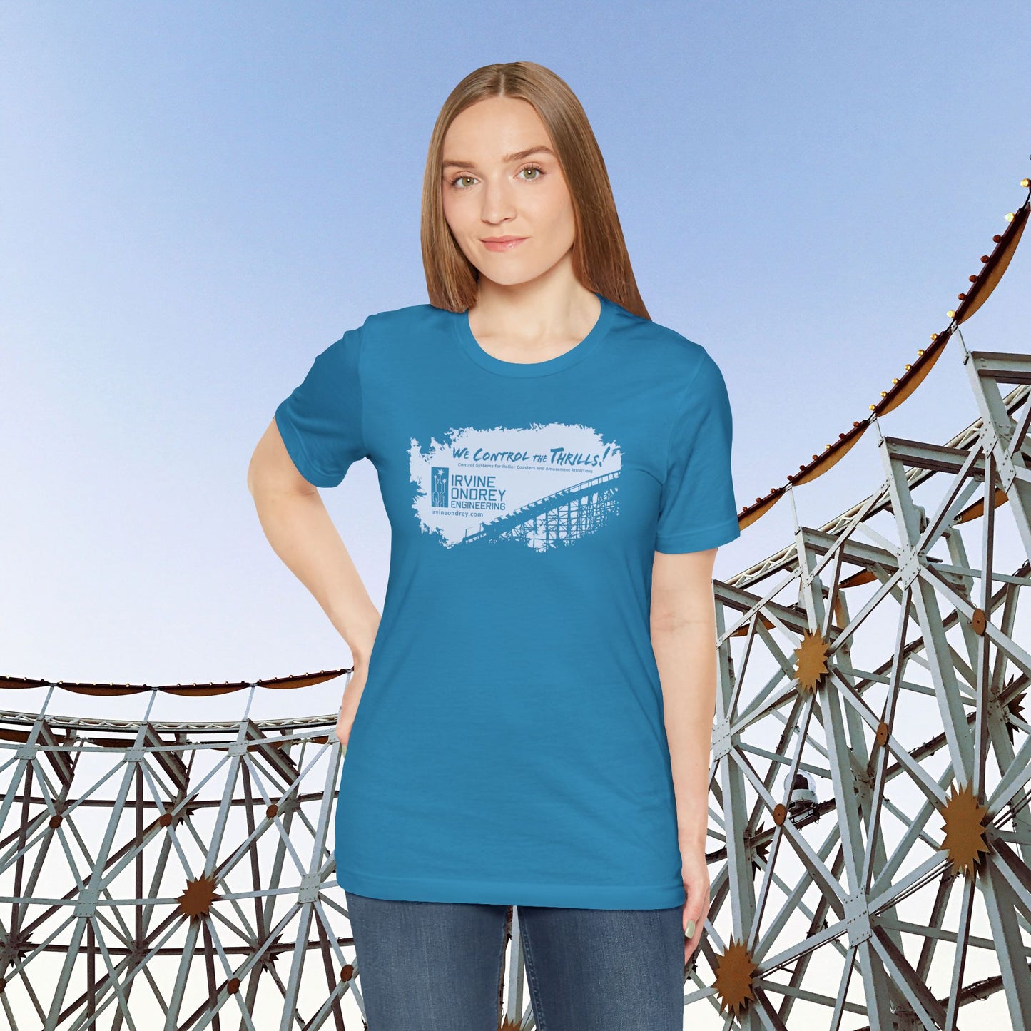 OG Woodie Tee (FRONT graphic) • Irvine Ondrey Engineering