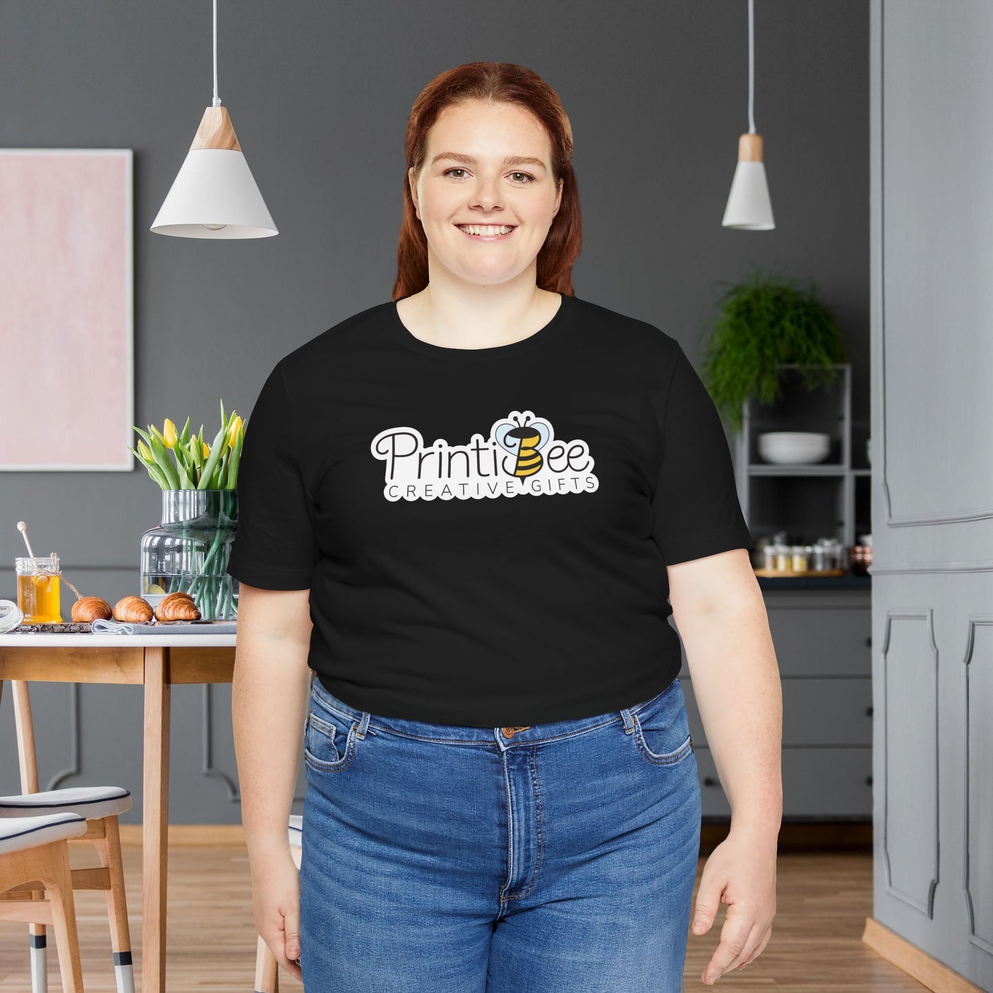 Camiseta con logotipo PrintiBee