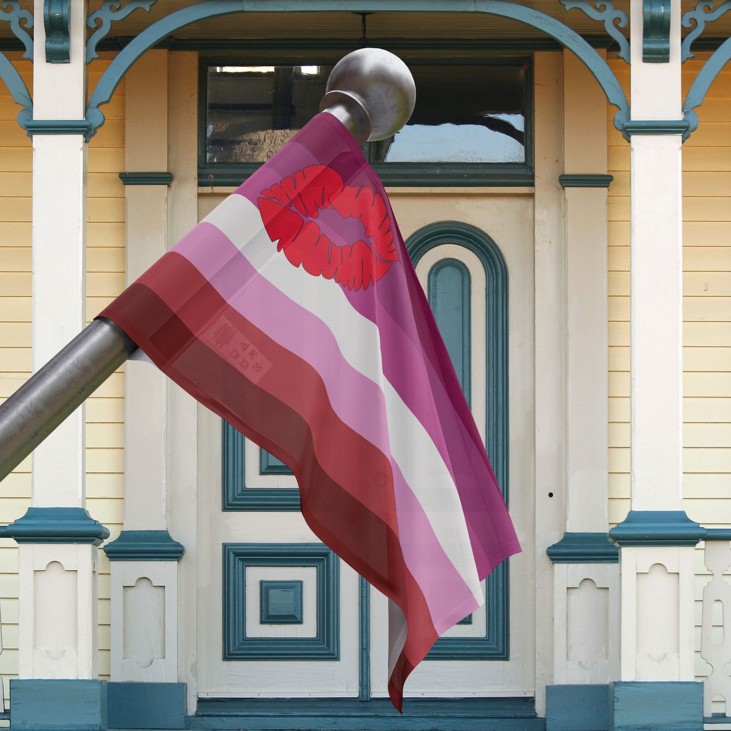 Lipstick Lesbian Pink Pride Flag