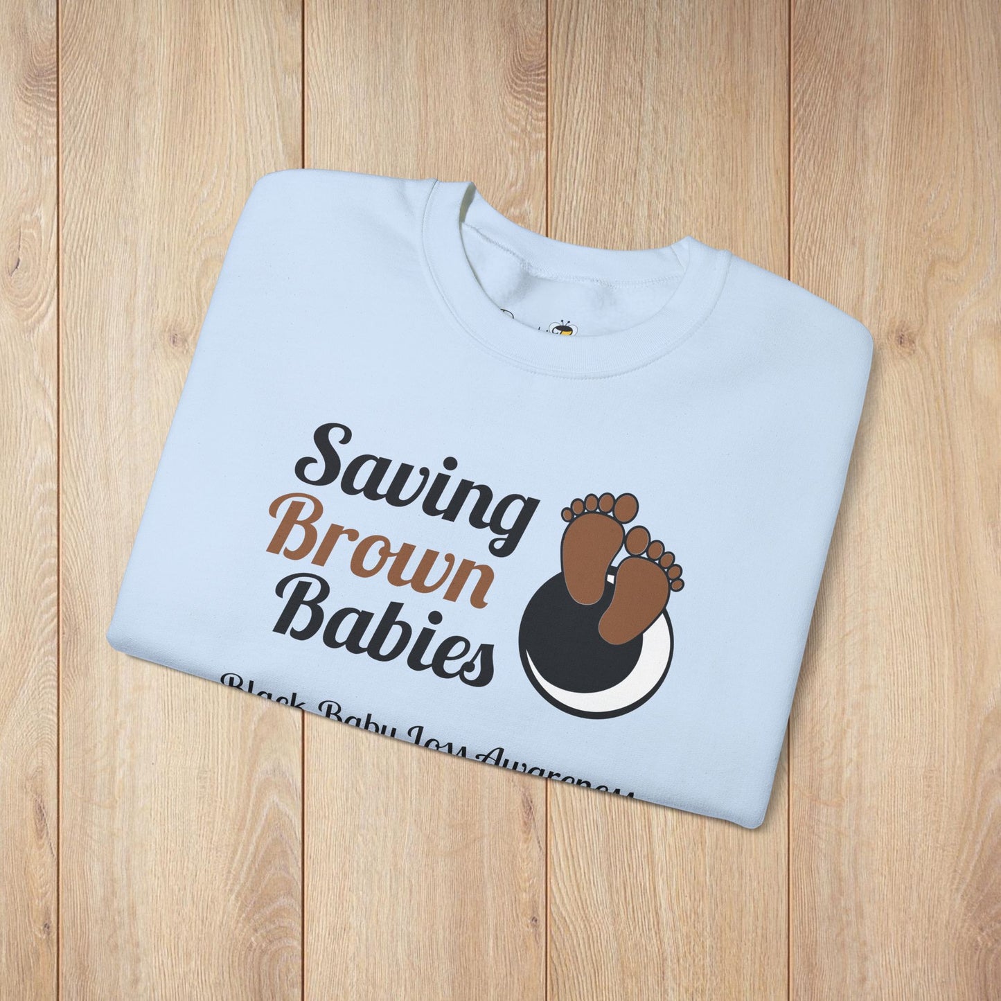 Quietly United in Loss Together Non-Profit / Saving Brown Babies Charity Crew Neck Sweatshirt, Grossesse et sensibilisation à la perte du nourrisson