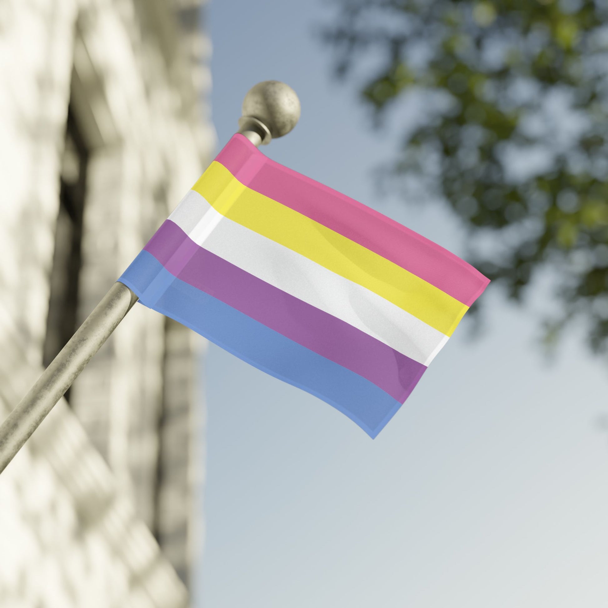 18" x 12" Bigender Pride Flag
