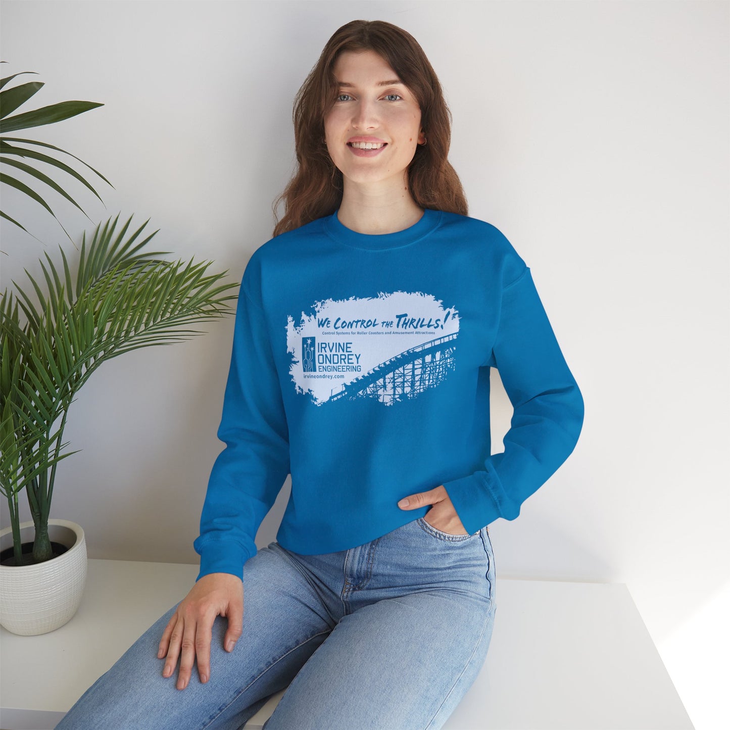 OG Woodie Sweatshirt (FRONT graphic) • Irvine Ondrey Engineering