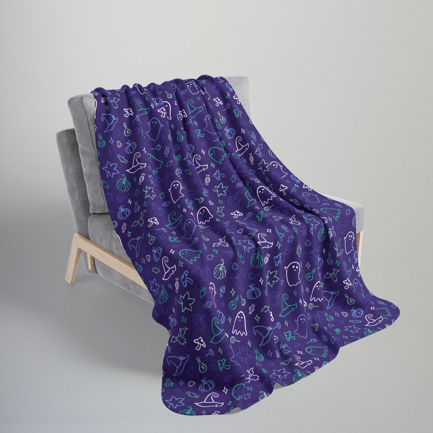 Gay Men Pride Halloween Fleece Sherpa Blanket