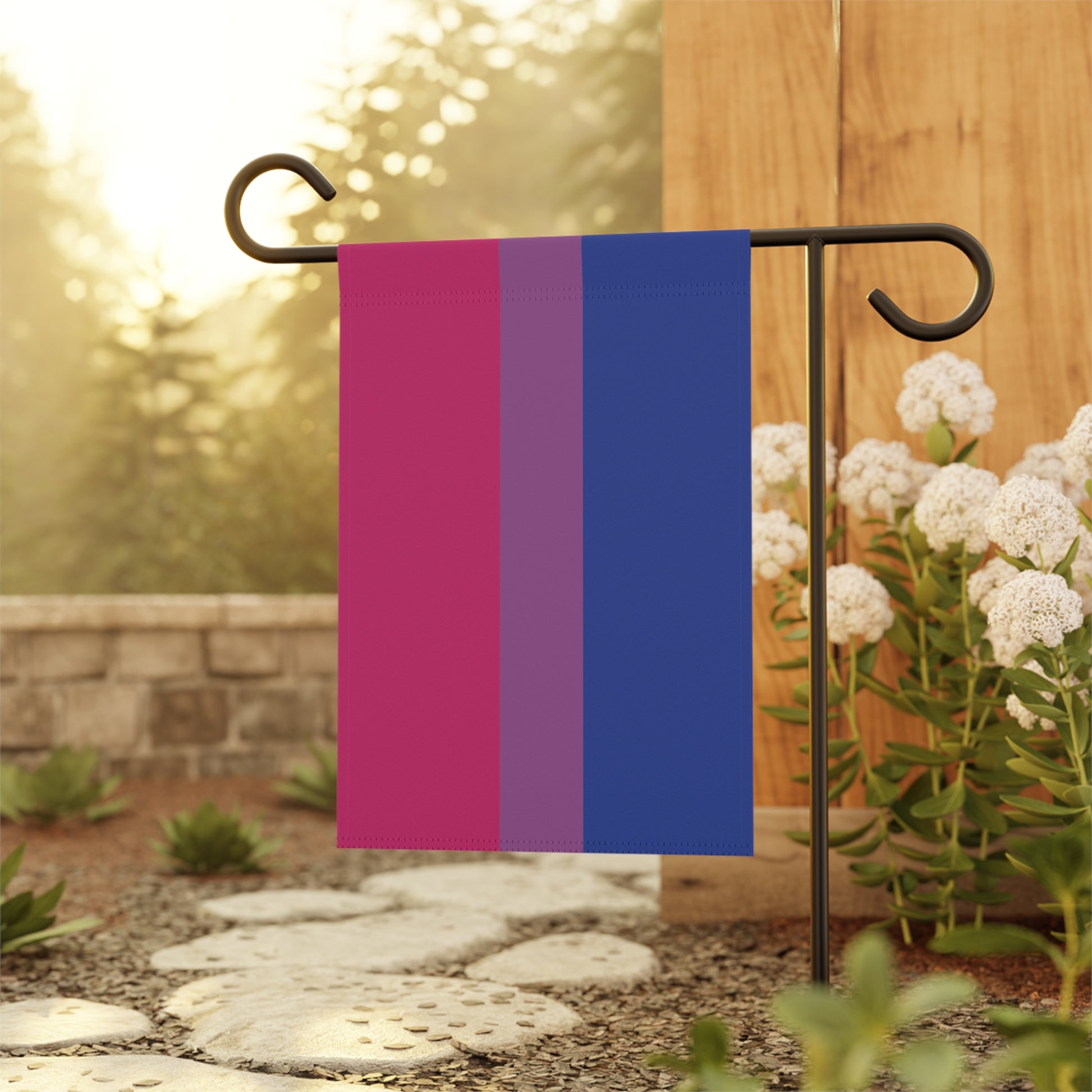 Bisexual Pride Garden Banner