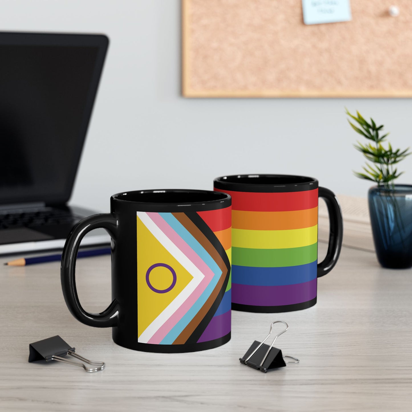 Intersex-Inclusive Progress Rainbow Pride Flag 11oz or 15oz Ceramic Mug