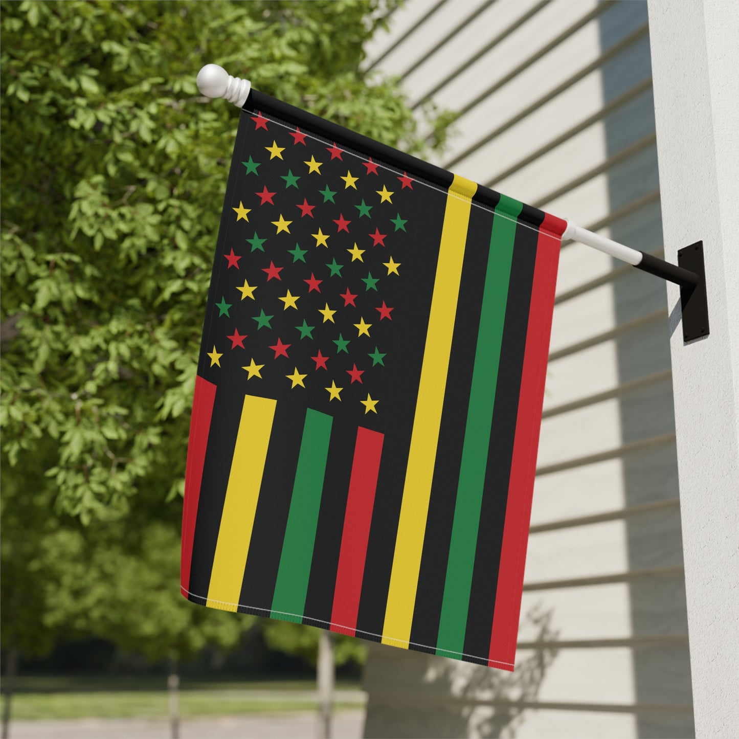 Juneteenth U.S.A. Flag Garden Banner