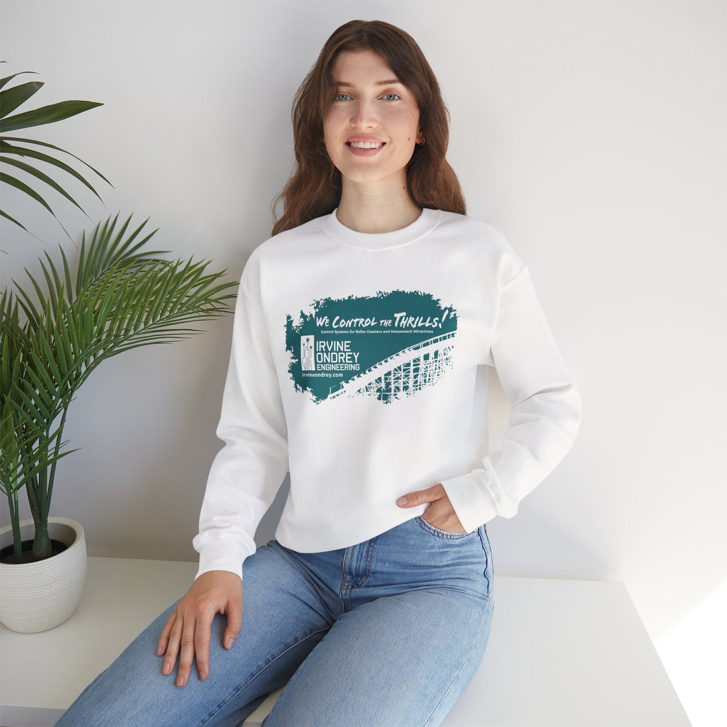 OG Woodie Sweatshirt (FRONT graphic) • Irvine Ondrey Engineering