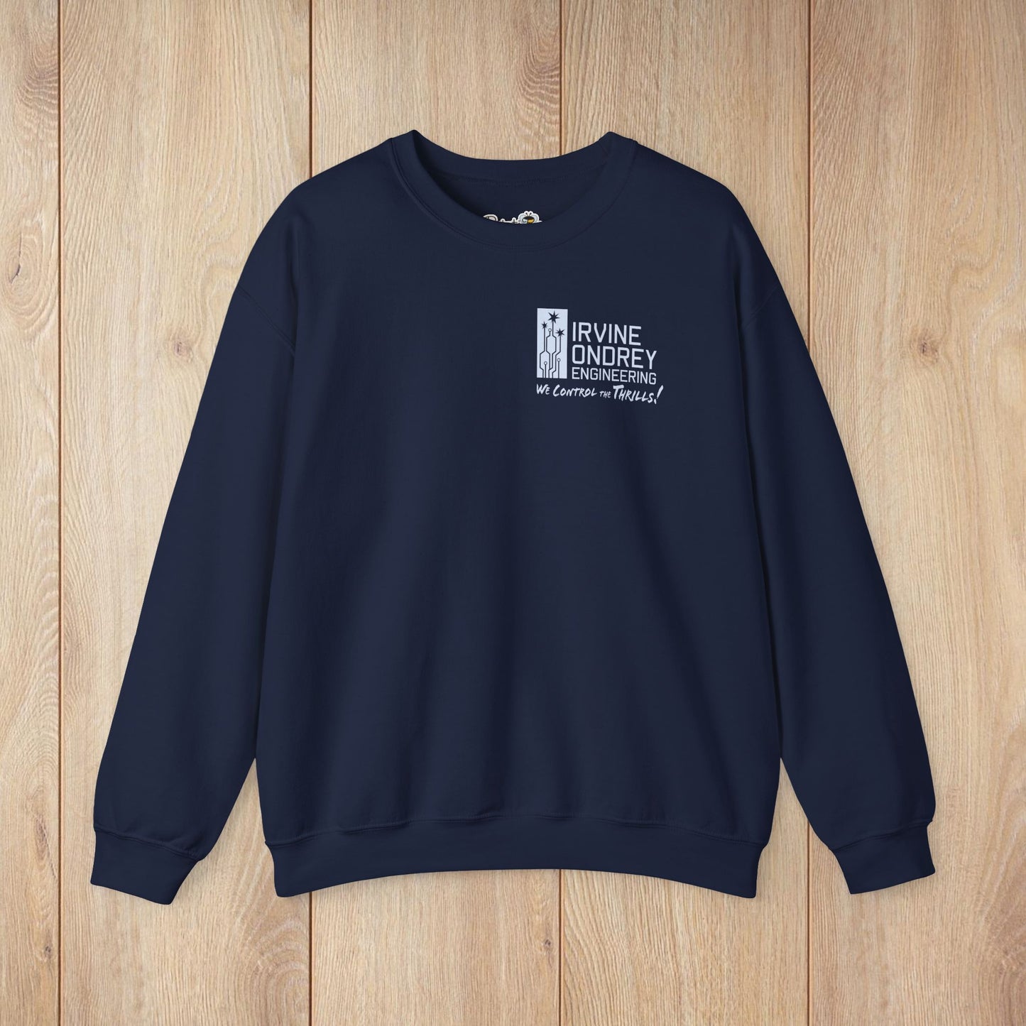 OG Woodie Sweatshirt (BACK graphic) • Irvine Ondrey Engineering