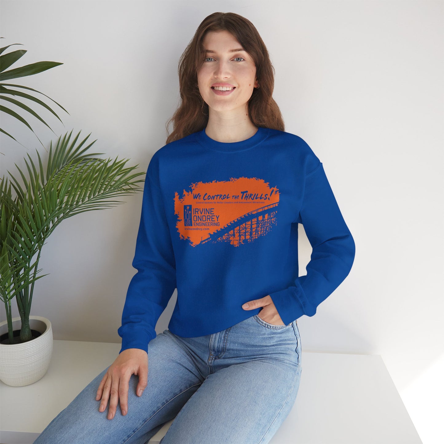 OG Woodie Sweatshirt (FRONT graphic) • Irvine Ondrey Engineering