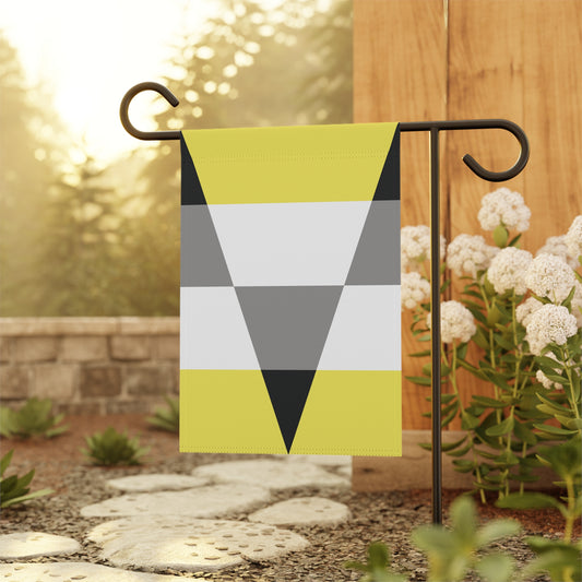 Aegoplatonic Yellow Garden Flag Banner