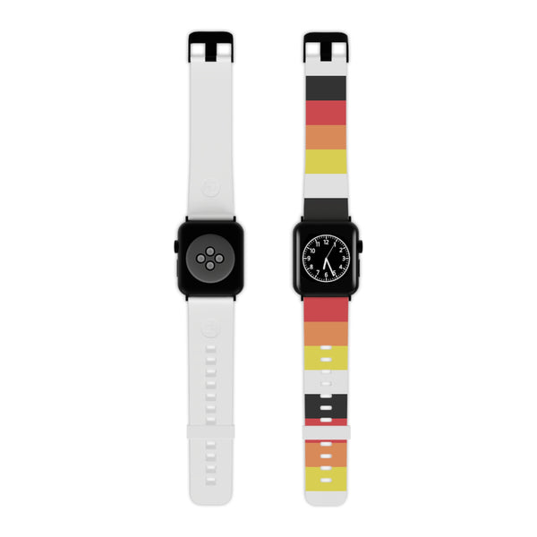 7.5'' × 0.75'' 42 - 44 mm Black Lithromantic Pride Apple Watch Sport Band