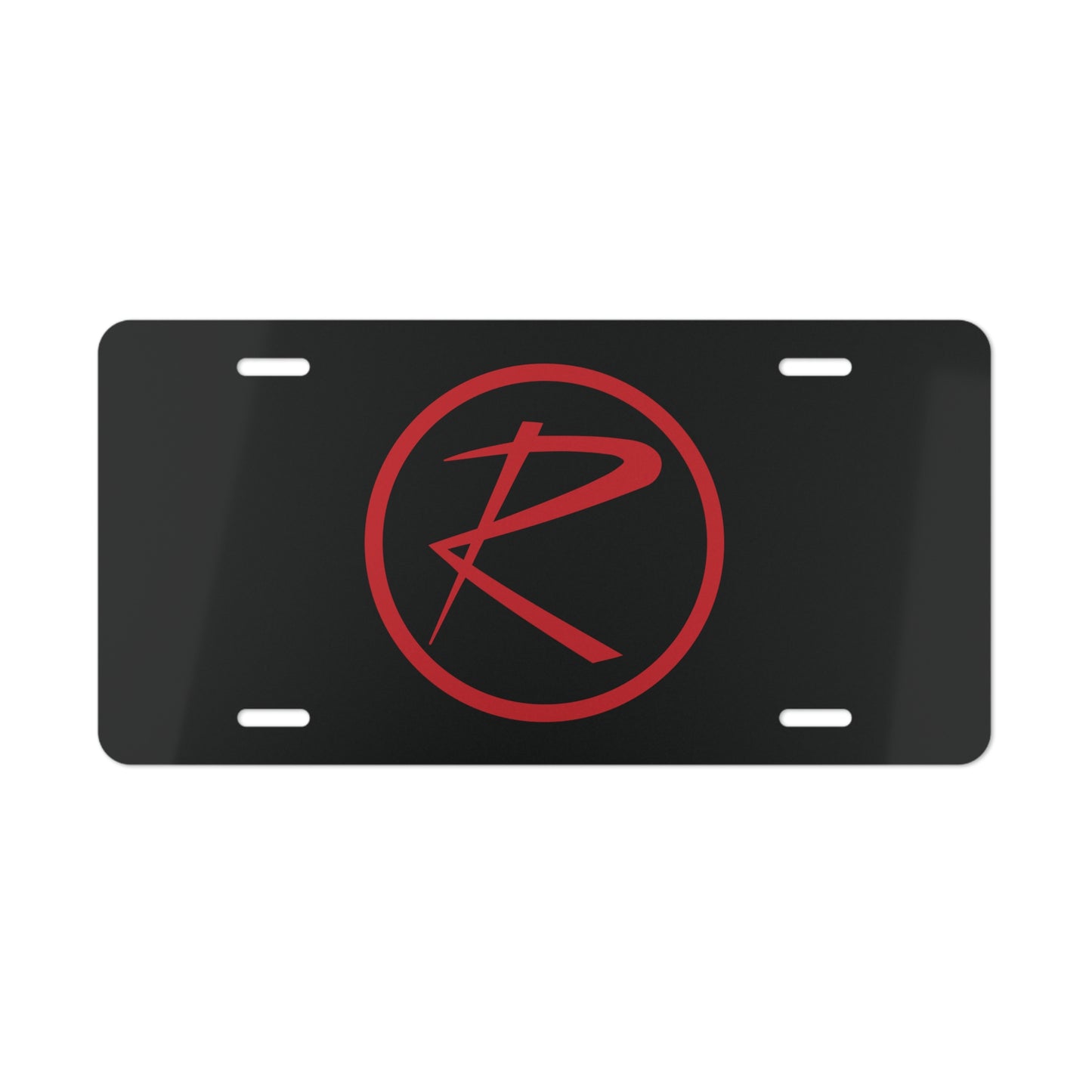 Rambler Logo Black Vanity Plates