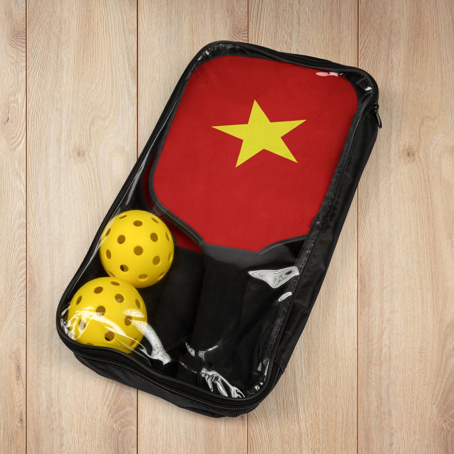 Vietnam Flag Pickleball Kit
