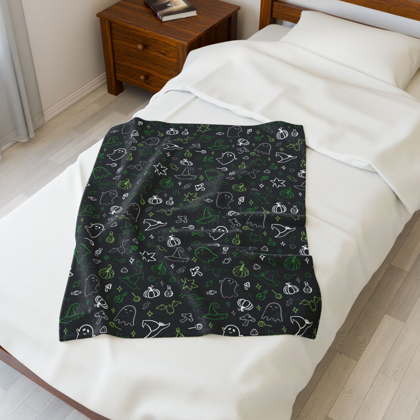 Aromantic Halloween Velveteen Plush Blanket