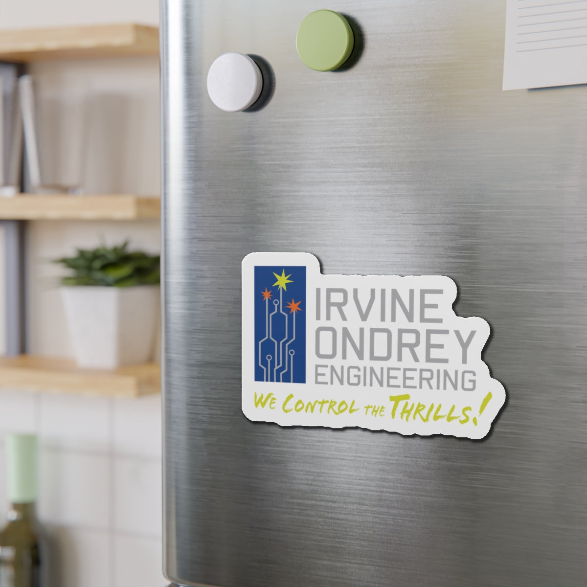 Irvine Ondrey Engineering Logo Magnet