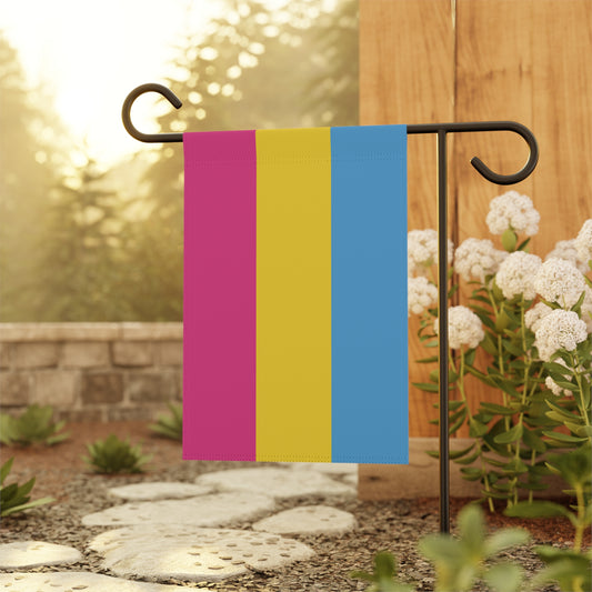 Pansexual Pride Garden Banner