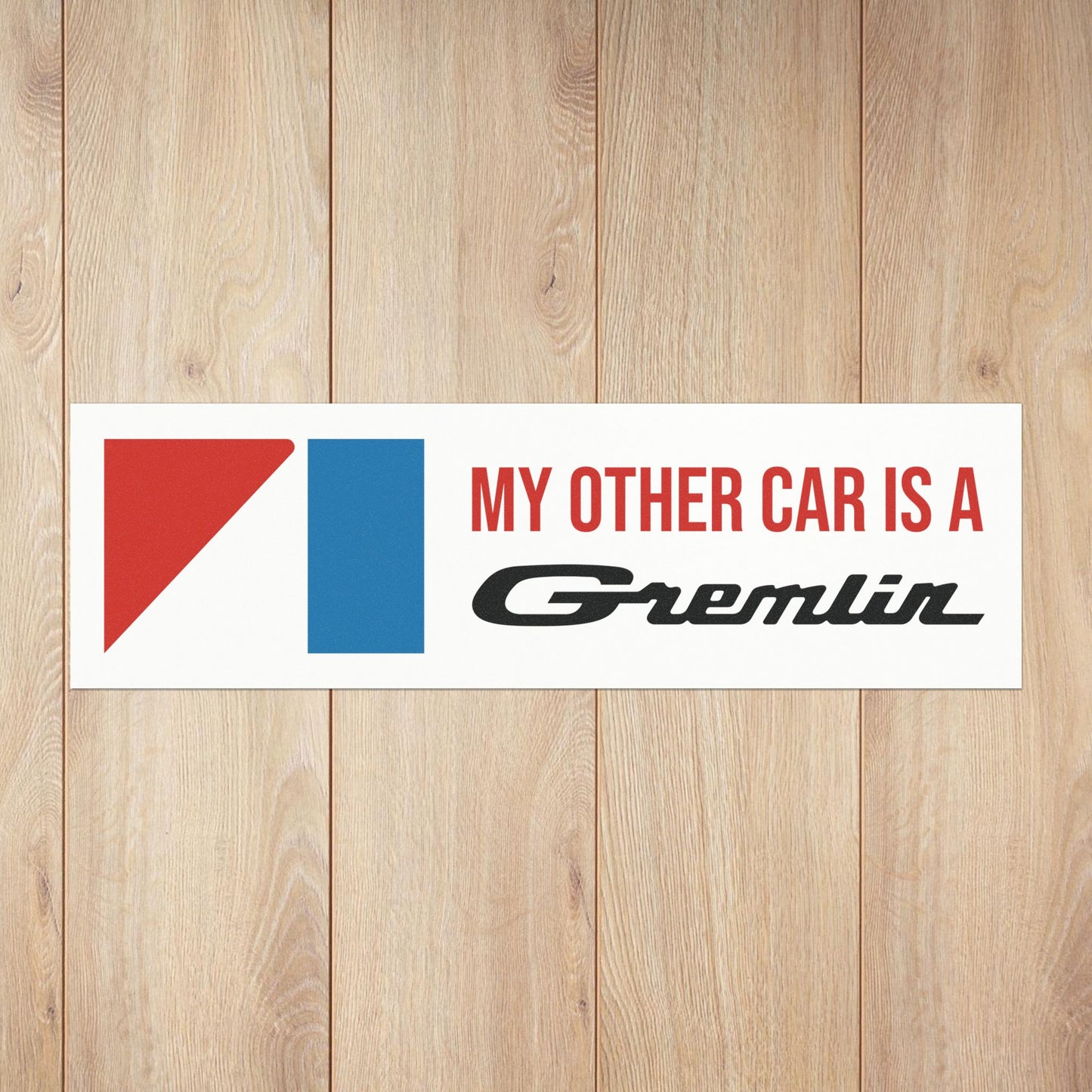 My Other Car is a Gremlin, AMC Black Logos Custom Car Magnet