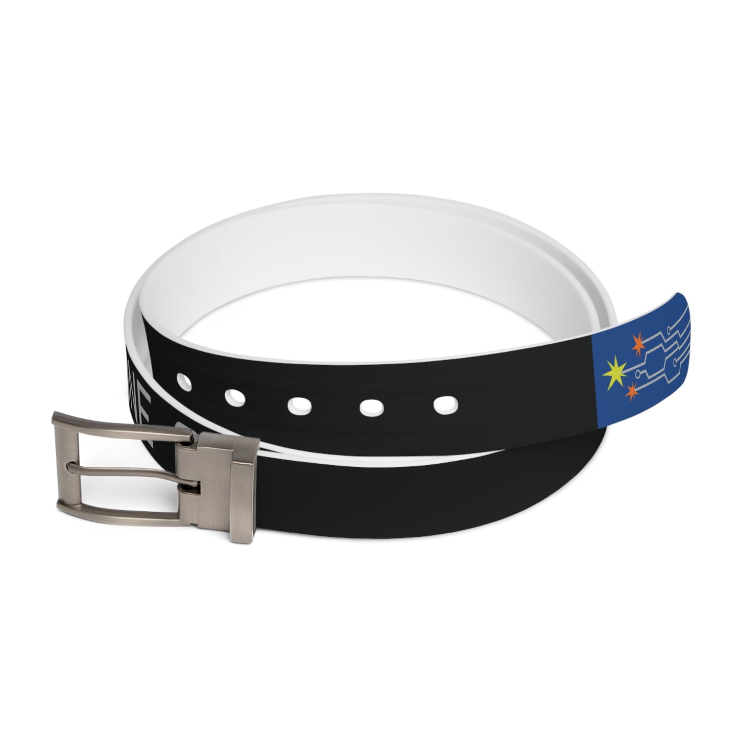 Black Irvine Ondrey Engineering Logo Belt