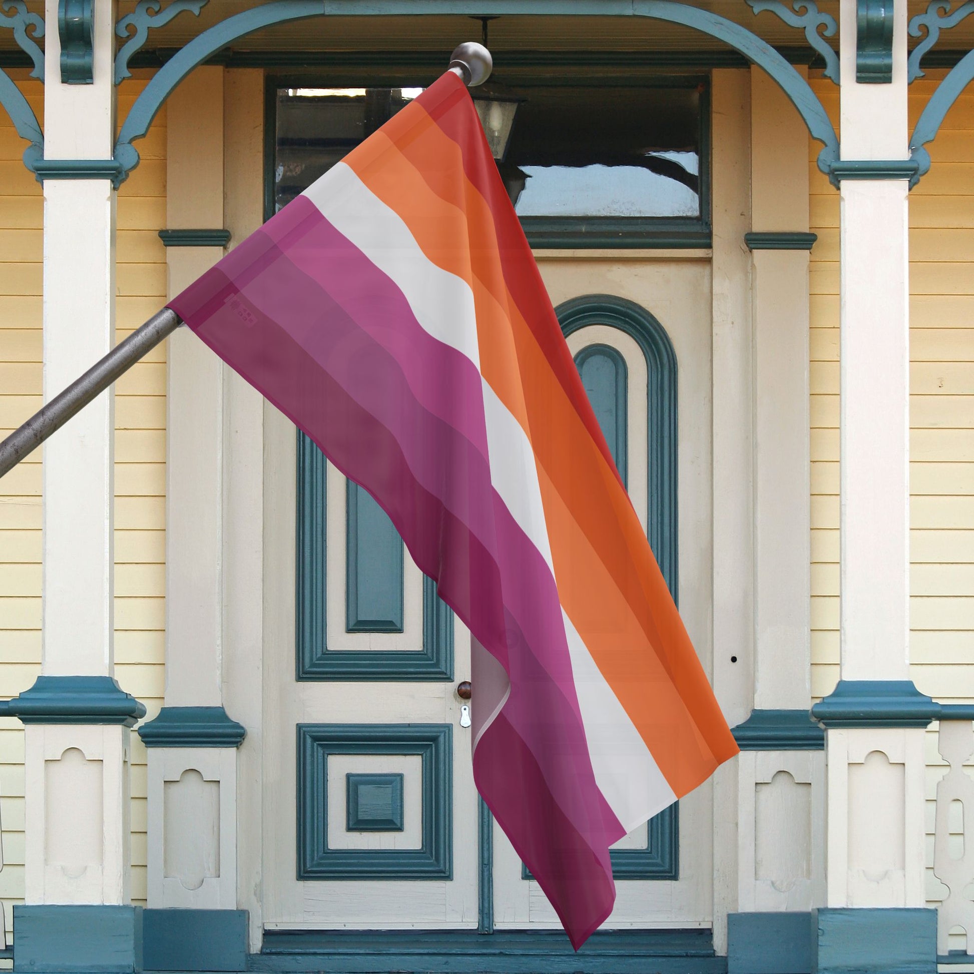Lesbian Pride 7-Stripe Sunset Flag