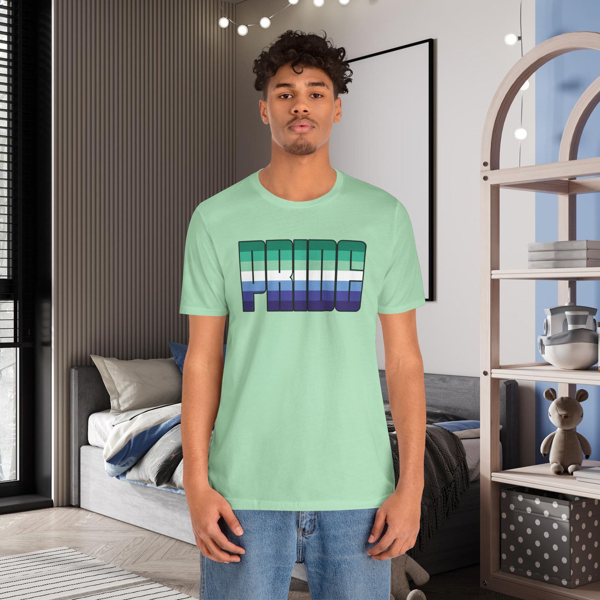 Gay Men Trans-Inclusive Pride 7-Stripe Tee