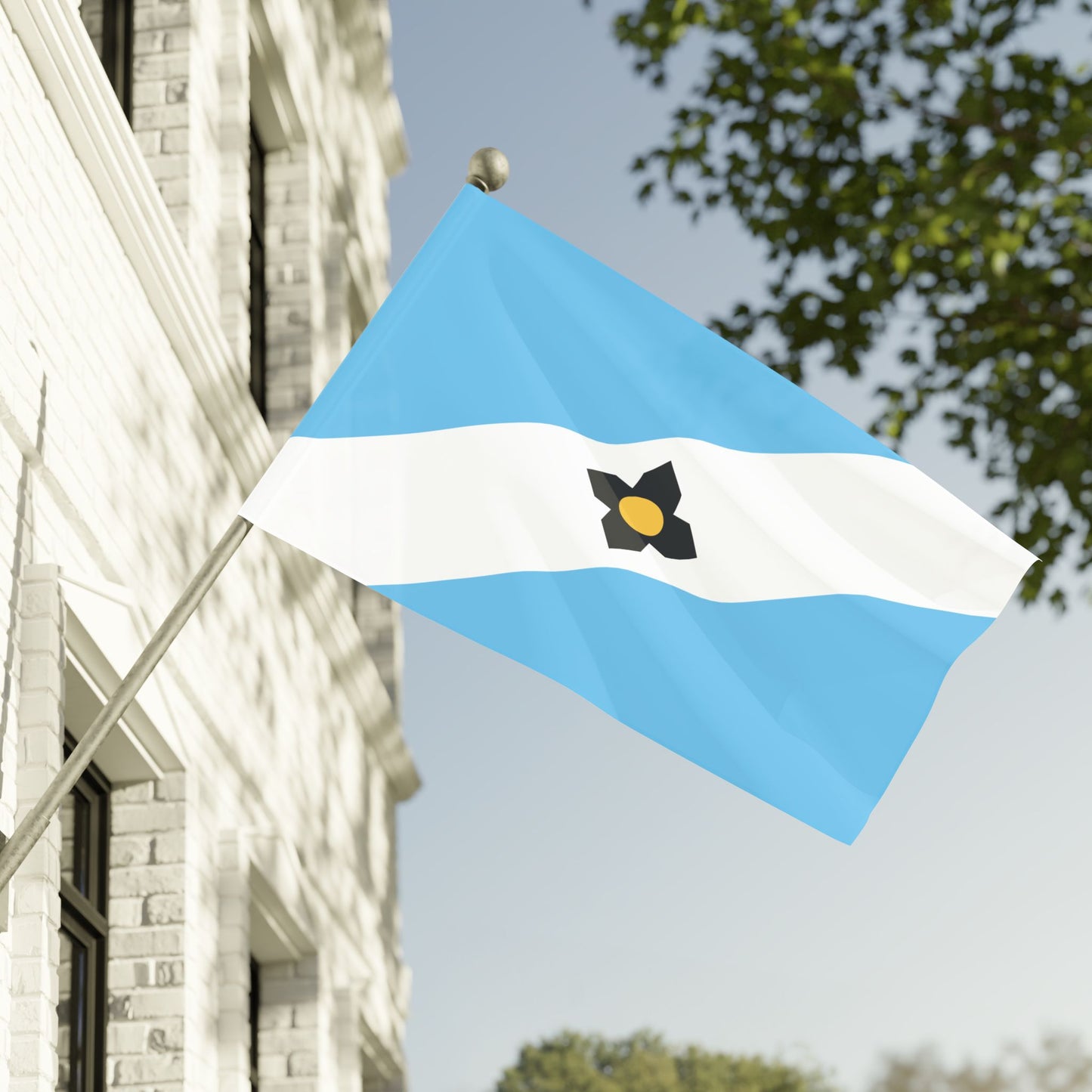 WI Madison Wisconsin Flag (Single-Sided Print), United States of America, American City Flags
