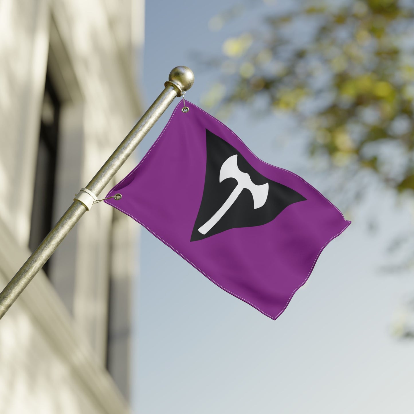 Labrys Lesbian Pride Double-Sided Flag with Grommets