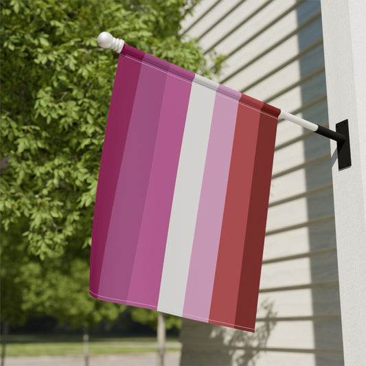24.5'' × 32'' Lesbian Pride Pink 7-Stripe Garden Banner