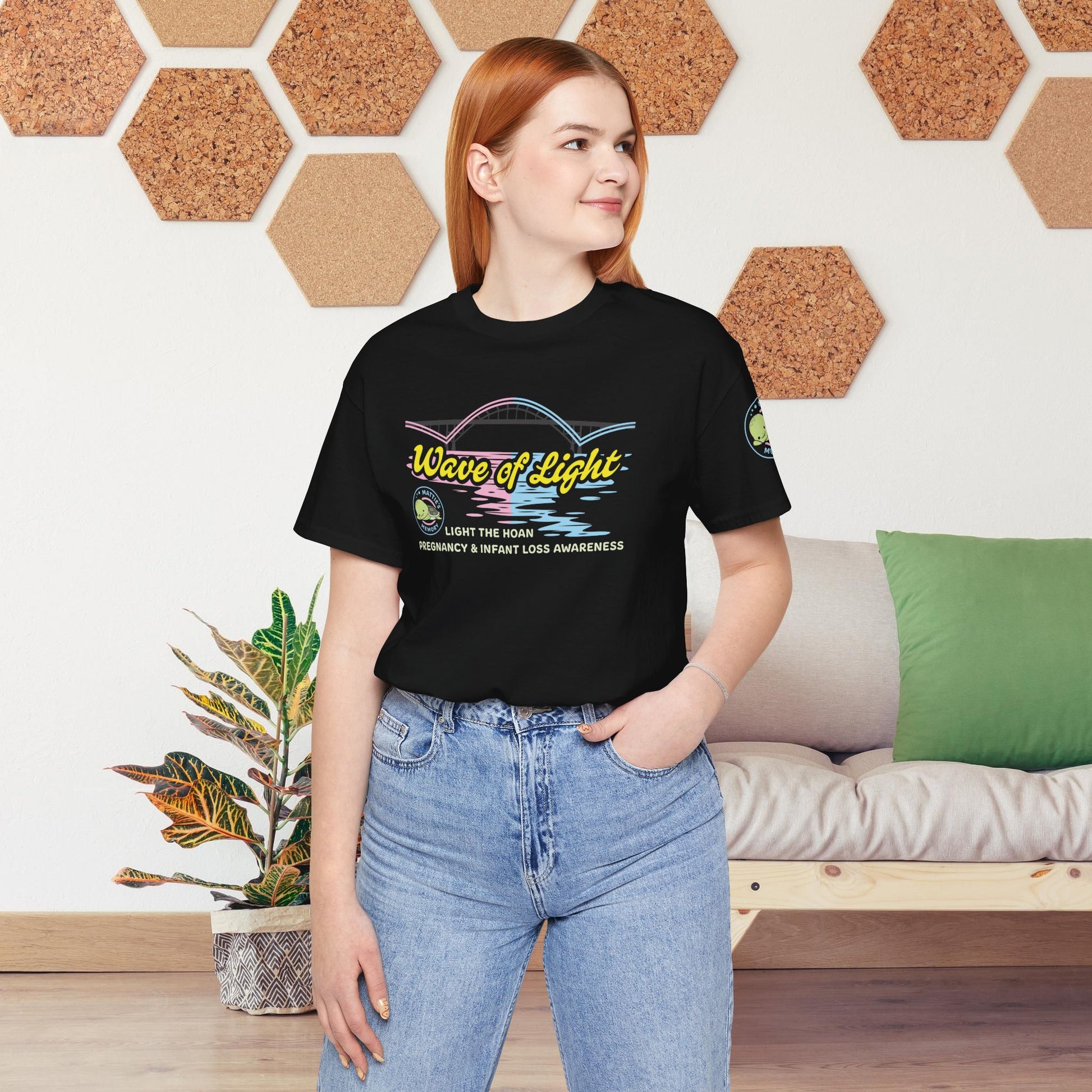 Mattie’s Memory Wave of Light, Light the Hoan Bridge Tee, Milwaukee Wisconsin Infant & Pregnancy Loss Charity