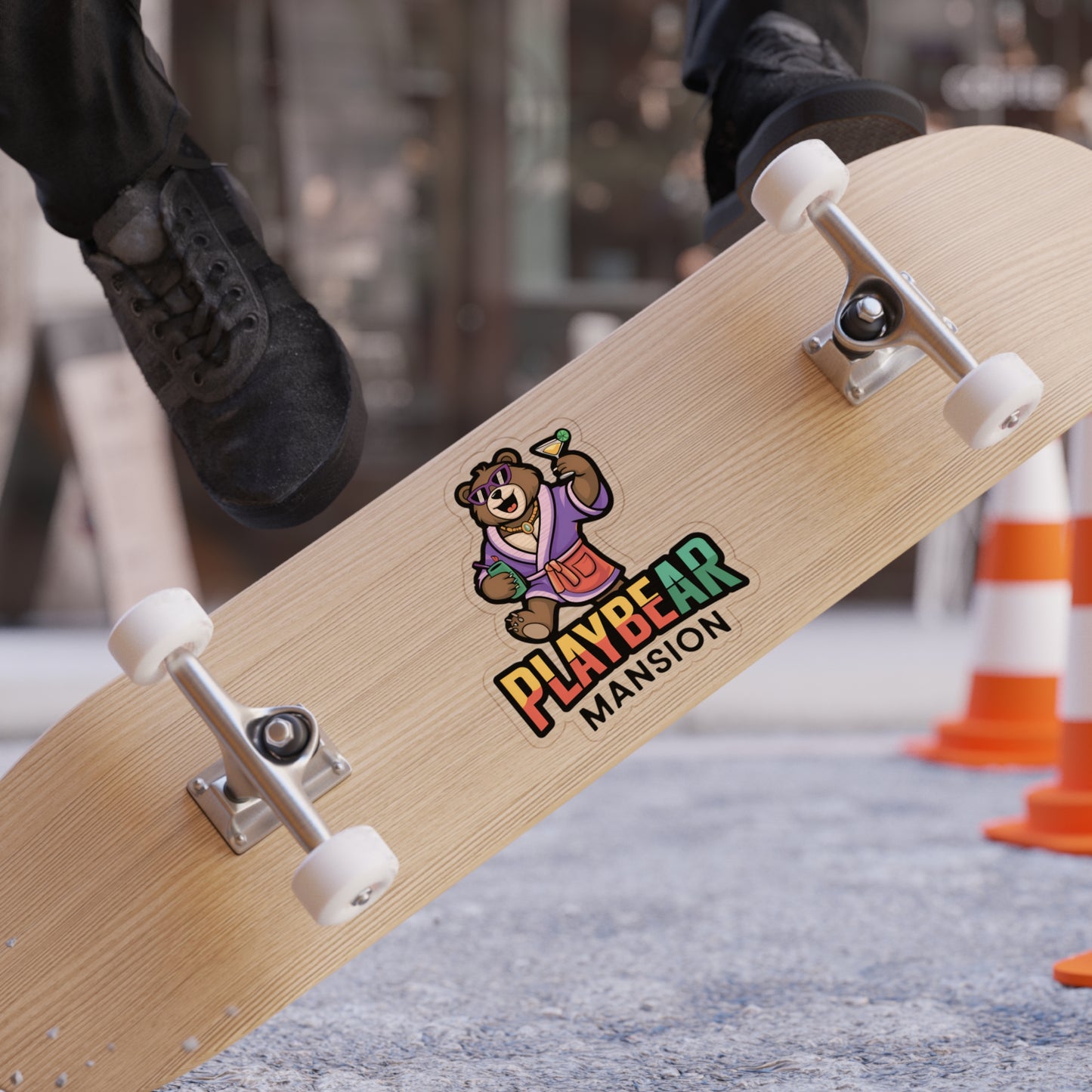 Playbear Mansion Die-Cut Outdoor Sticker