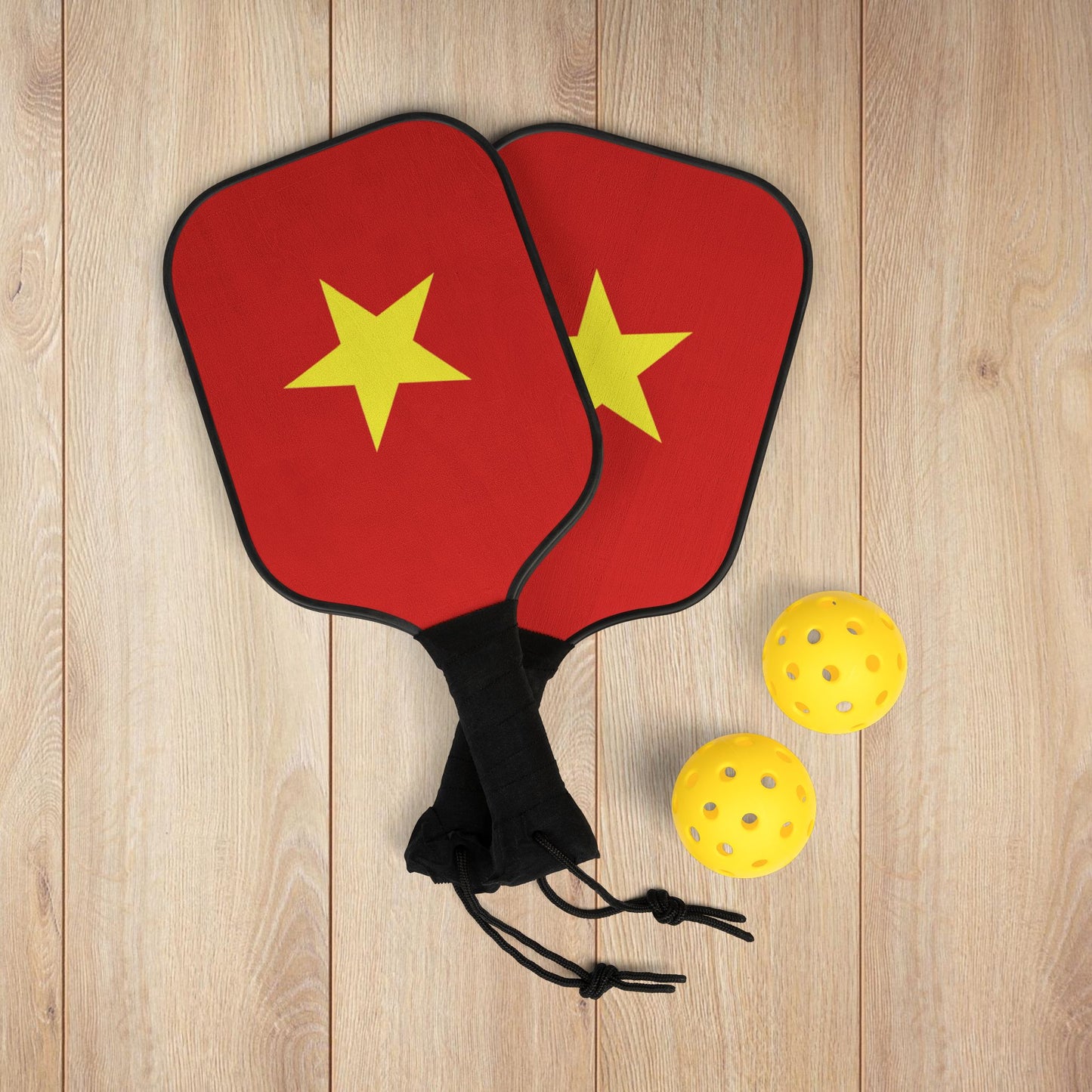 Vietnam Flag Pickleball Kit