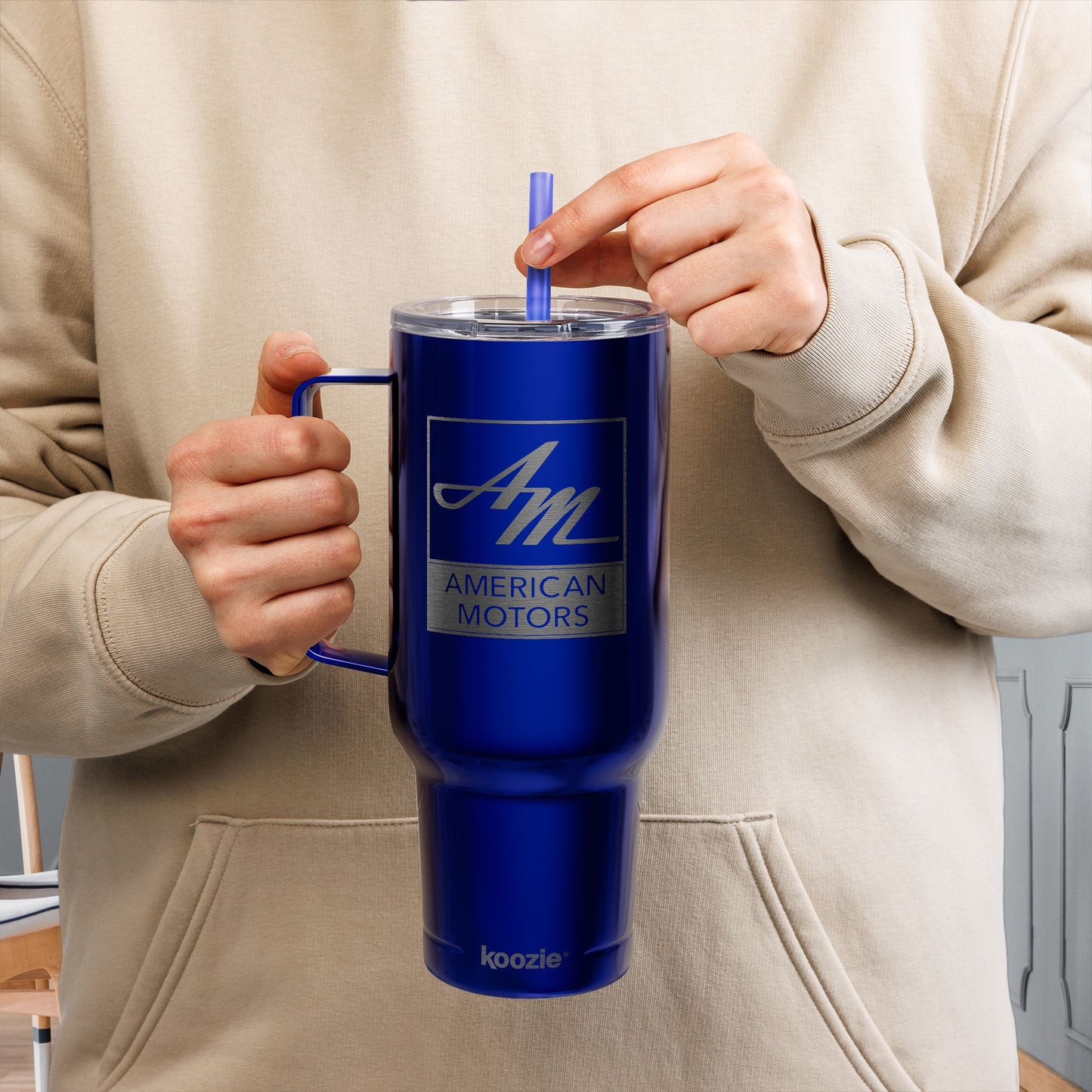 AMC Square Logo Engraved 40oz Insulated Tumbler