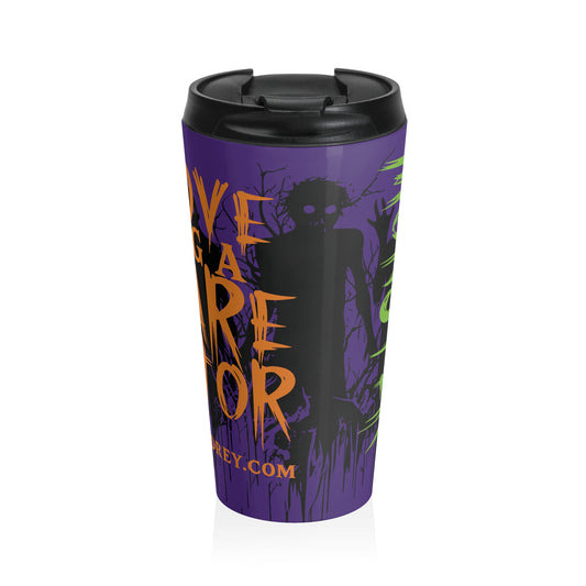 I Love Being a Scare Actor Personalized Stainless Steel 15oz Travel Mug • Irvine Ondrey Engineering