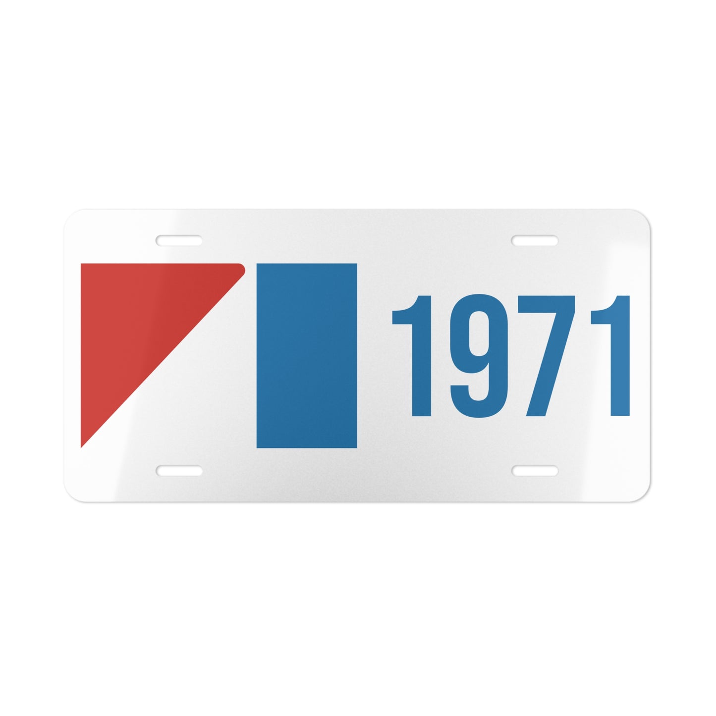 AMC Logo w/ Blue Year White Custom Vanity Plates