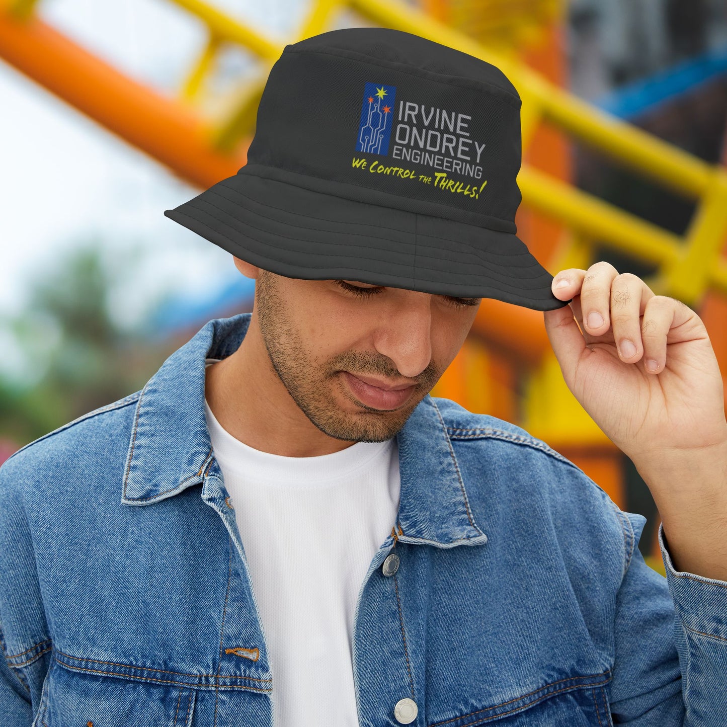 Black Bucket Hat • Irvine Ondrey Engineering