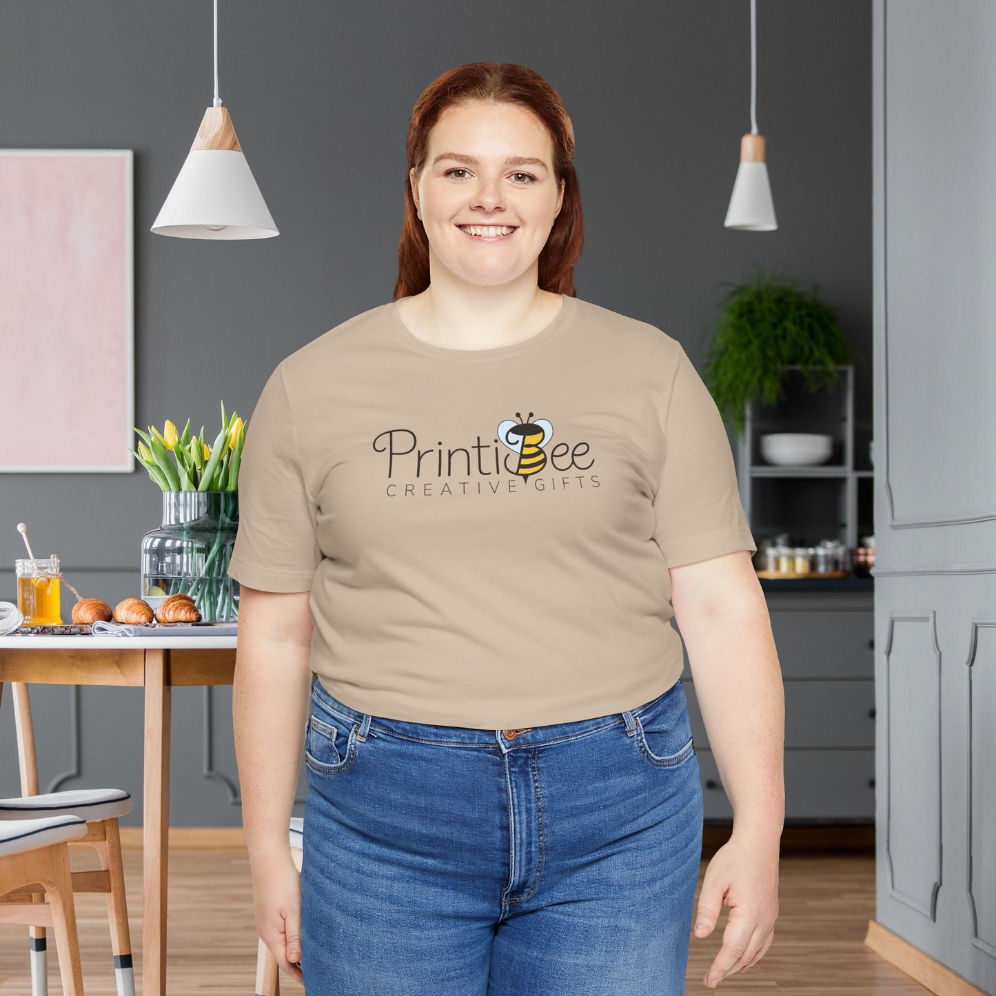 Camiseta con logotipo PrintiBee