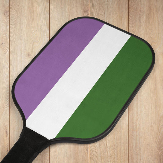 Genderqueer Pride Flag Pickleball Kit