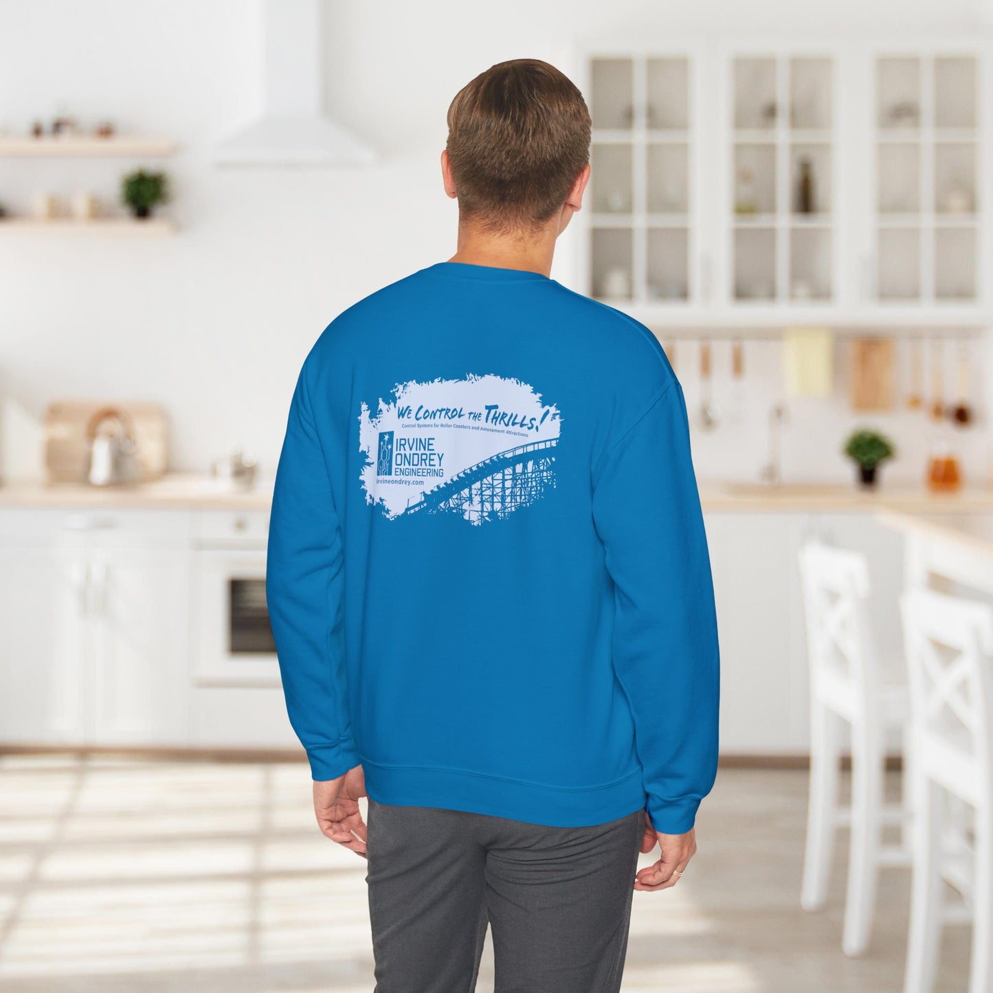 OG Woodie Sweatshirt (BACK graphic) • Irvine Ondrey Engineering