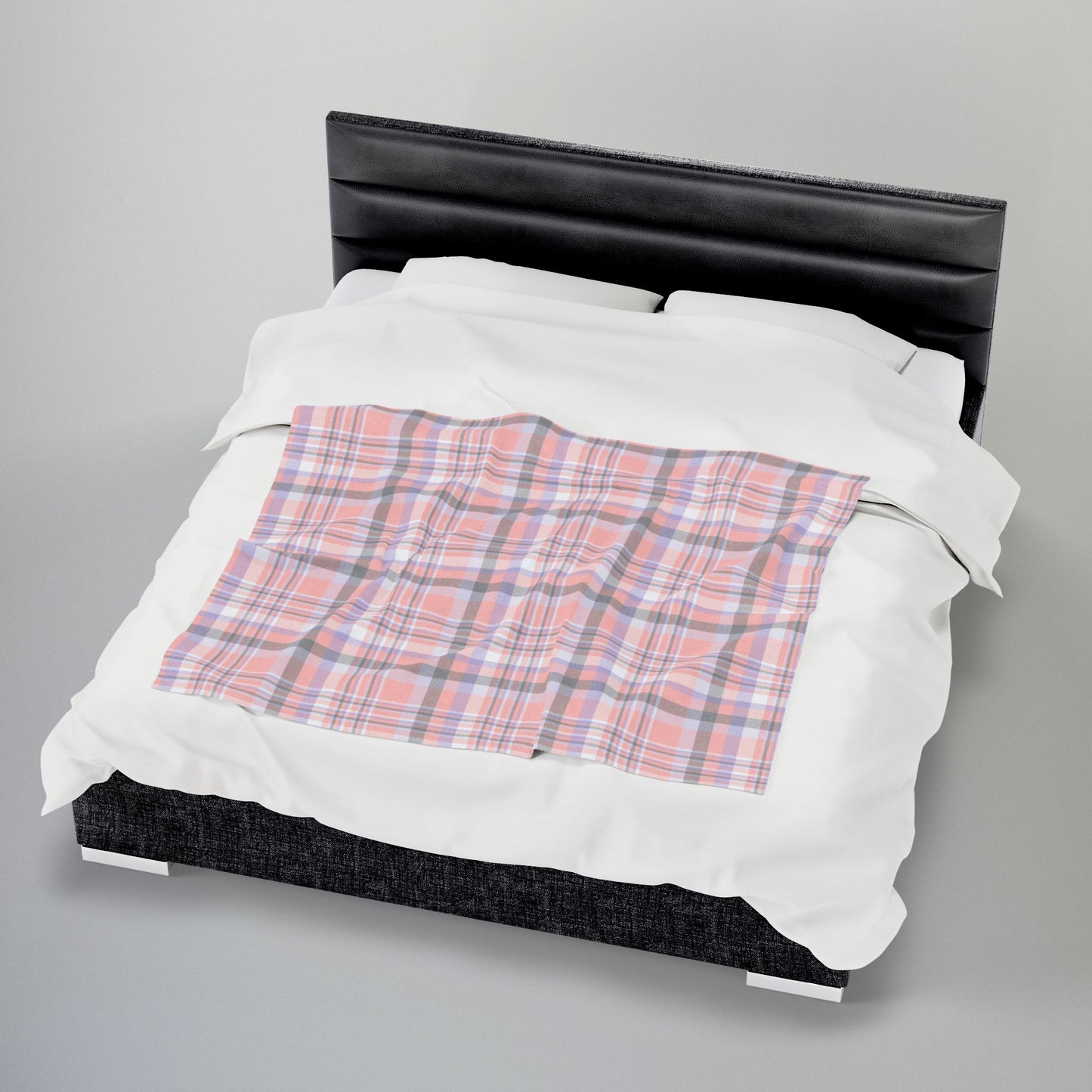 Cupioromantic Pride Plaid Velveteen Plush Blanket