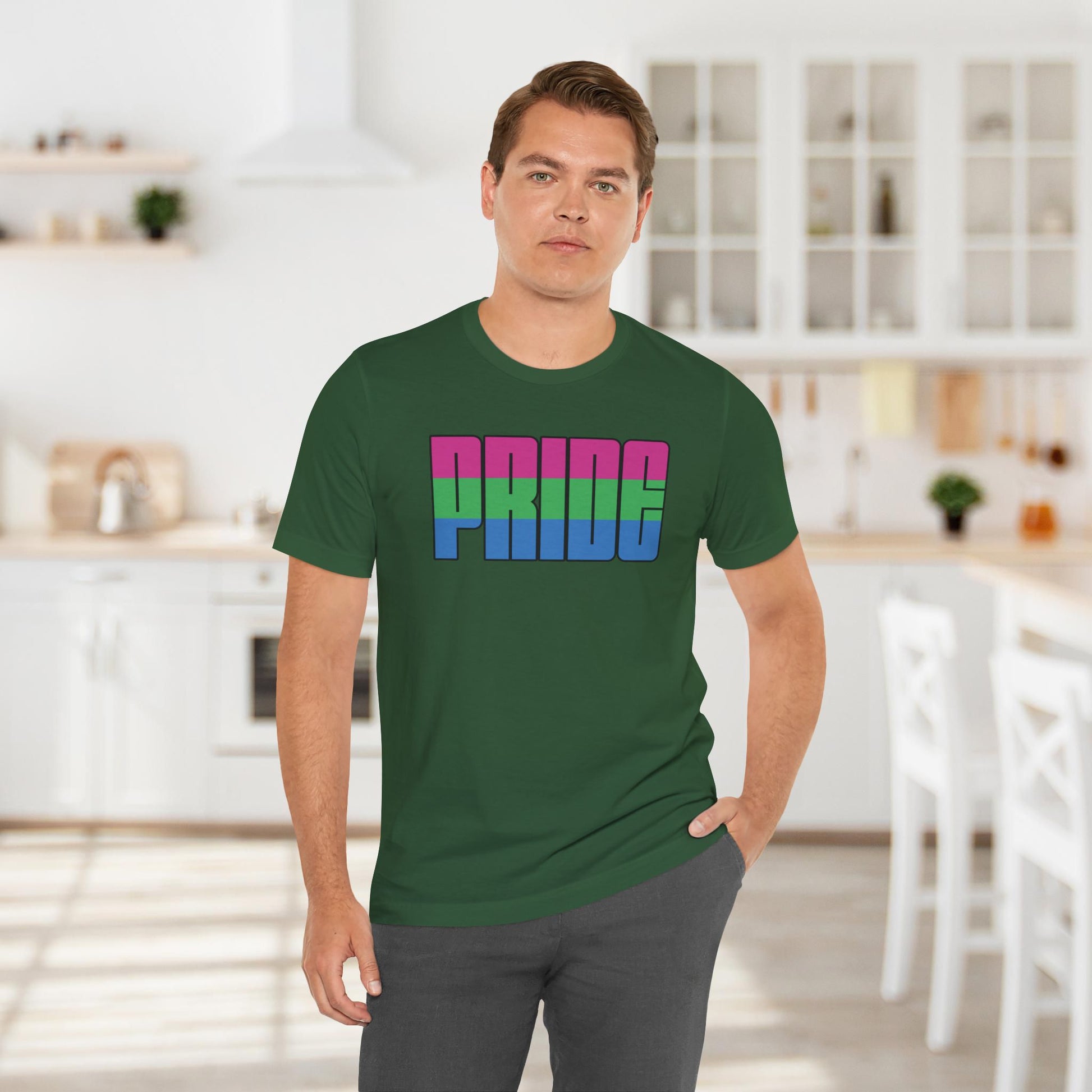 Evergreen Polysexual Pride Tee