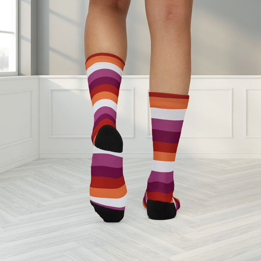 Lesbian Pride Socks