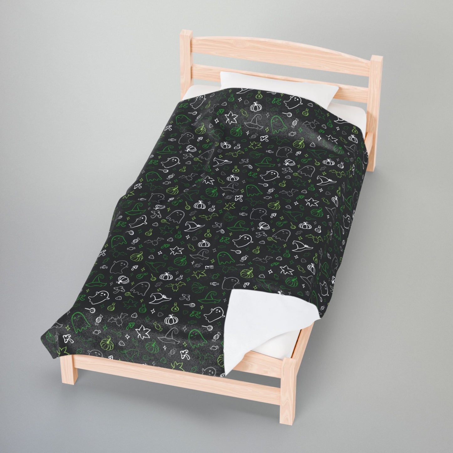Aromantic Halloween Velveteen Plush Blanket