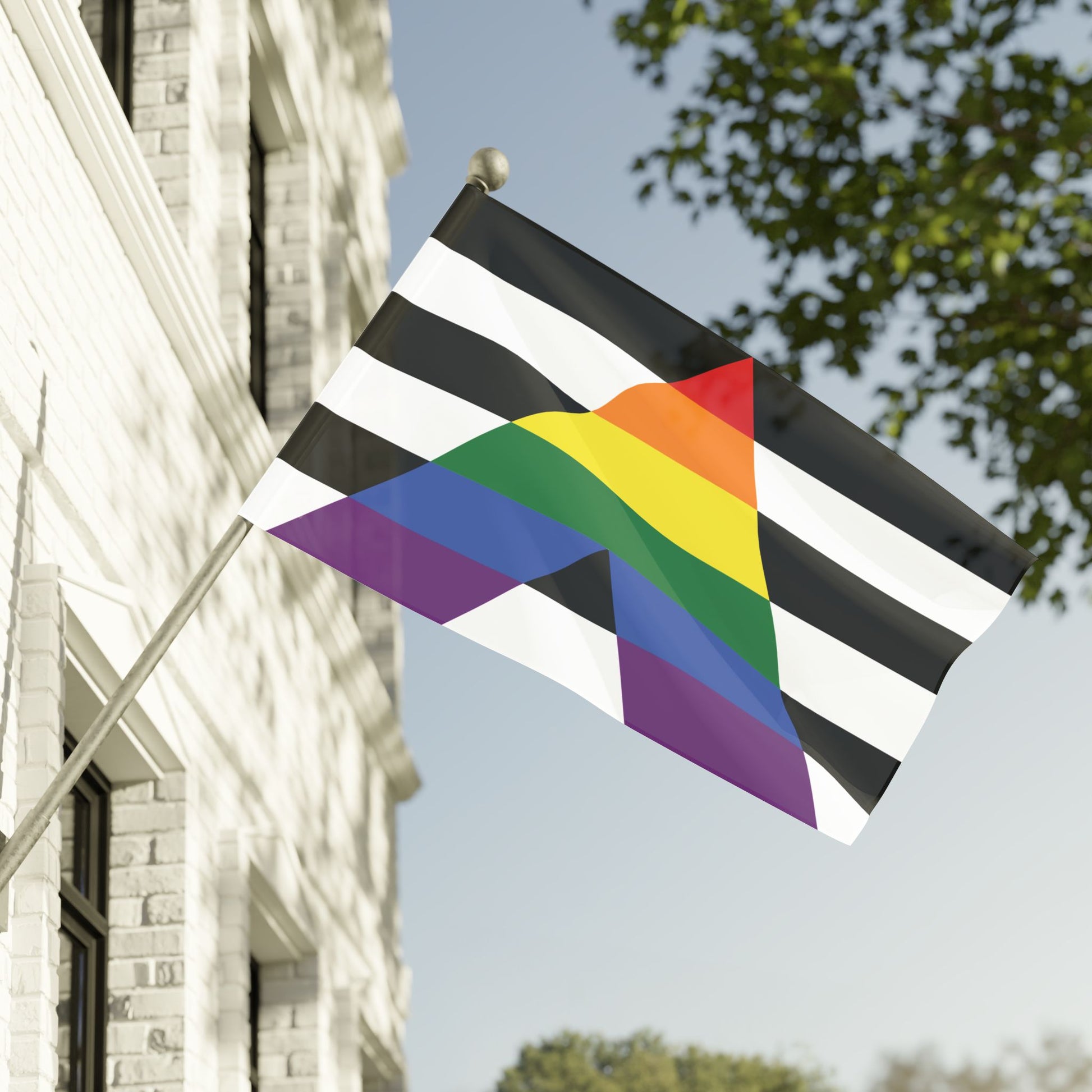 60" x 36" LGBTQIA+ Ally Flag