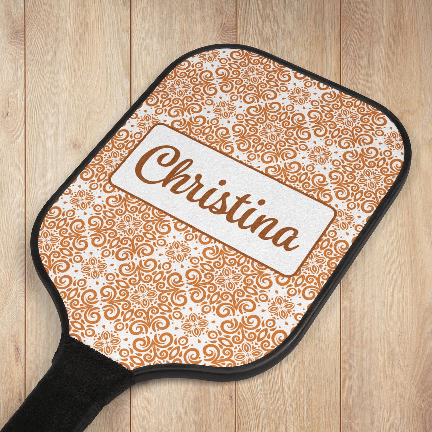 Frilly Orange Pickleball Paddles