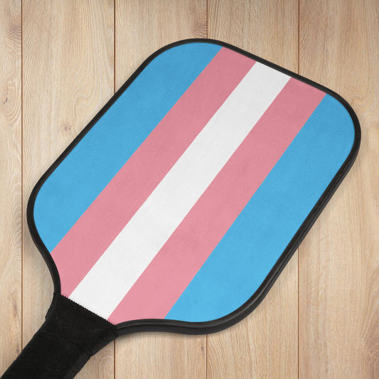 Transgender Pride Flag Pickleball Kit