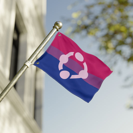 12'' × 18'' Bisexual Fetish Pride Flag with Grommets