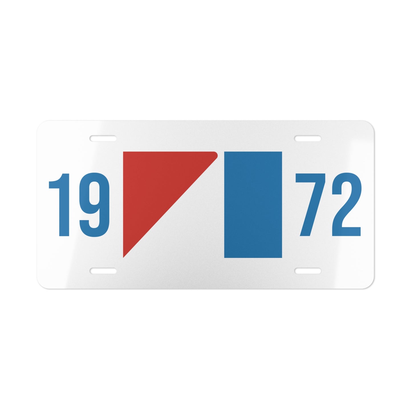 AMC Logo Blue Year White Custom Vanity Plates