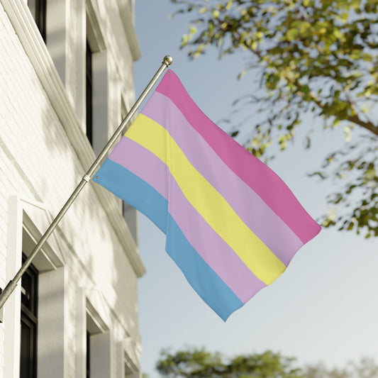 36'' × 60'' Aporagender Double-Sided Pride Flag with Grommets