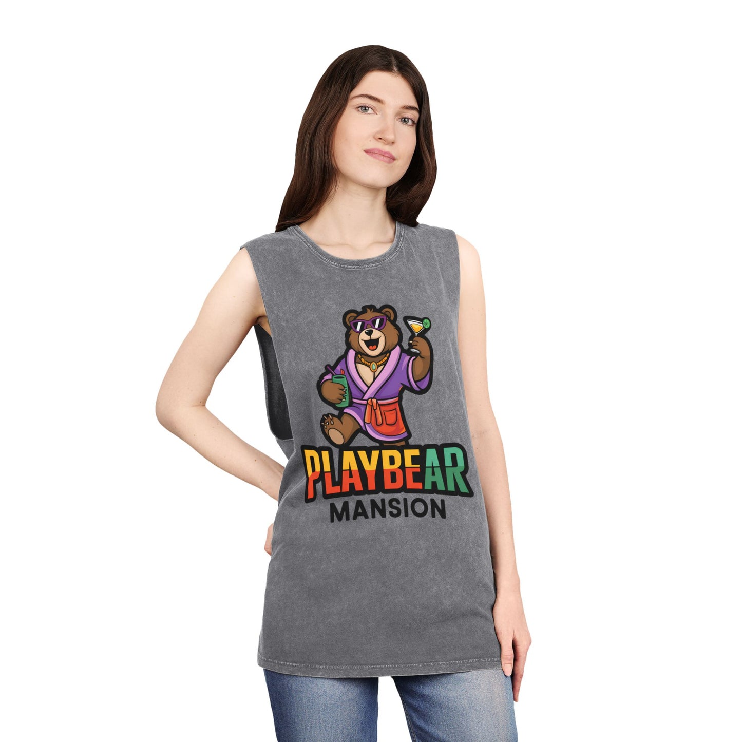 Playbear Mansion Stonewash Tank Top