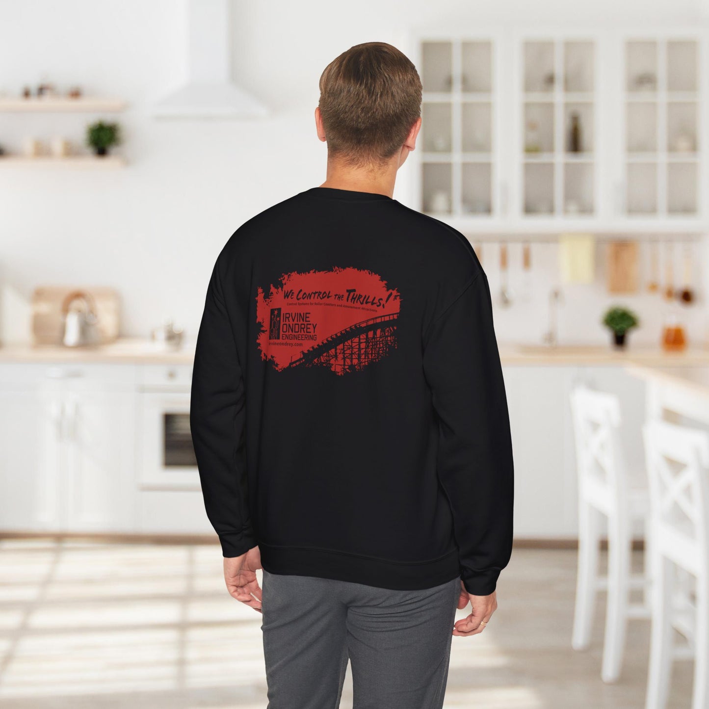 OG Woodie Sweatshirt (BACK graphic) • Irvine Ondrey Engineering