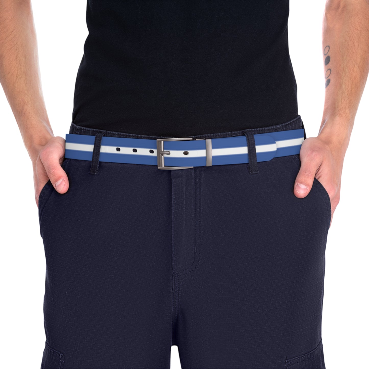 Thin White Line Flag Belt